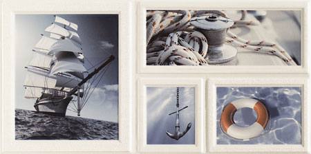 Arte dekorcsempe Arte Joy wave niebieska 1 STR dekorcsempe