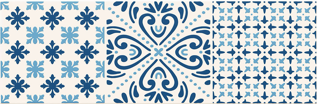 Arte Avignon cobalt 2 dekorcsempe 44,8 x 14,8