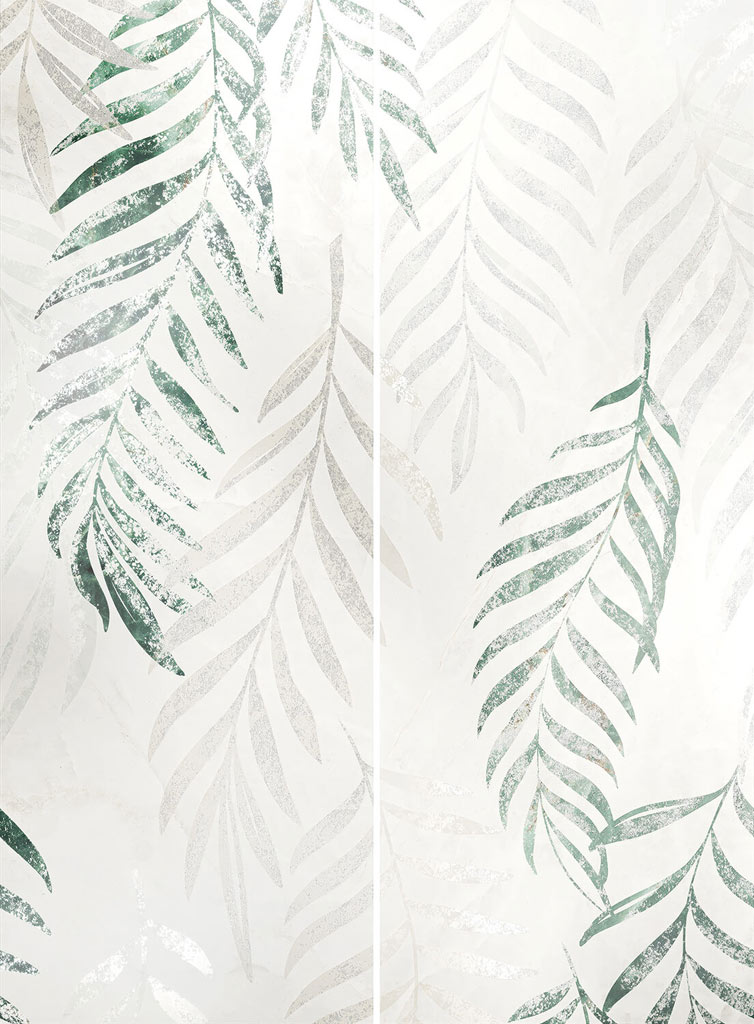 Arte Ilma Leaves D-2 elementowy dekorcsempe 32,8x89,8 cm