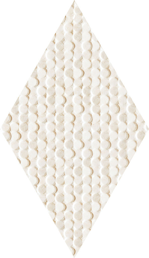 Arte Lacuna Diamond Ivory dekorcsempe 11,2x9,6 cm