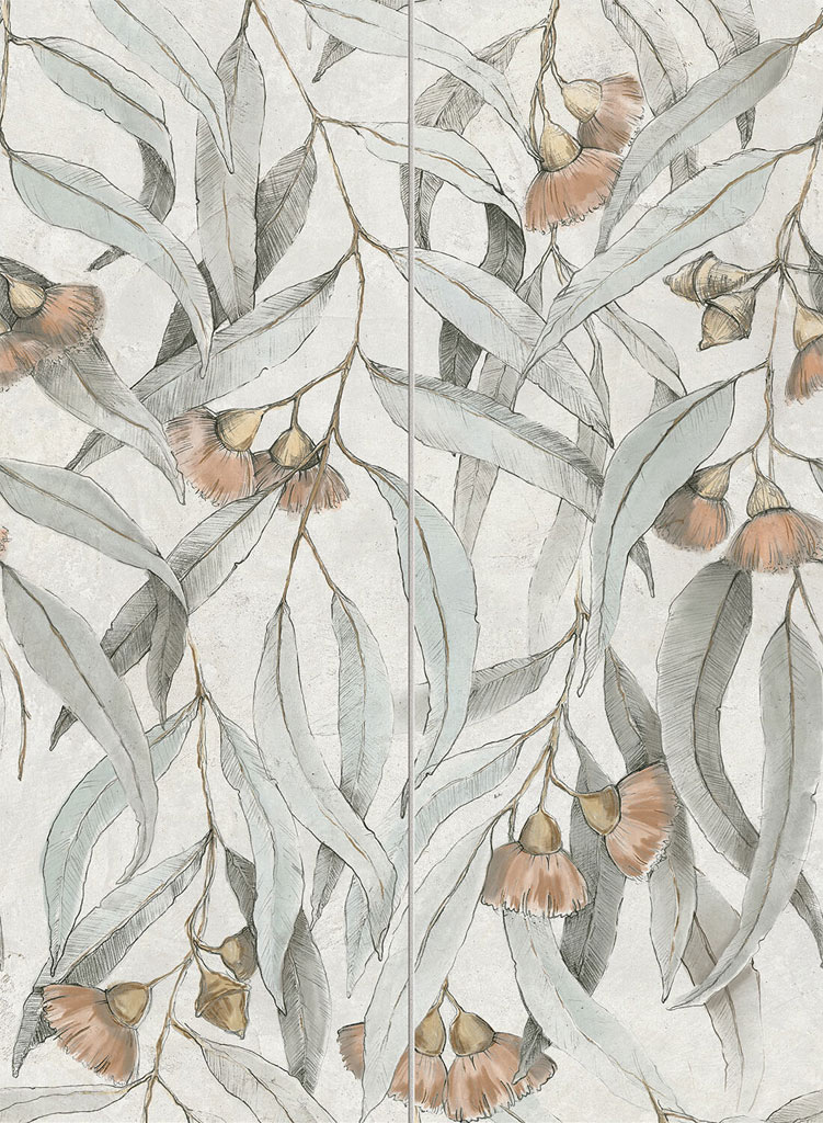 Arte Taonga Leaves A Str dekorkép 89,8x32,8 cm