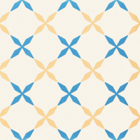 Tubadzin Patch White dekorcsempe 22,3 x 22,3