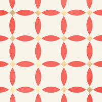 Tubadzin Patch White dekorcsempe 22,3 x 22,3