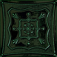 Tubadzin Tinta Green dekorcsempe 14,8 x 14,8