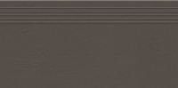 Tubadzin Industrio Dark Brown lépcsőlap 59,8 x 29,6