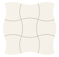 Tubadzin Royal Place White mozaik 29,3 x 29,3