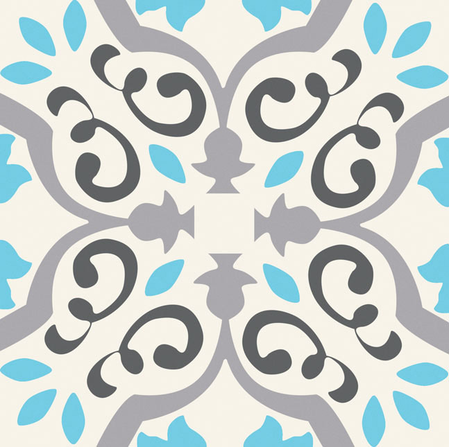 Tubadzin Patch White dekorcsempe 22,3 x 22,3