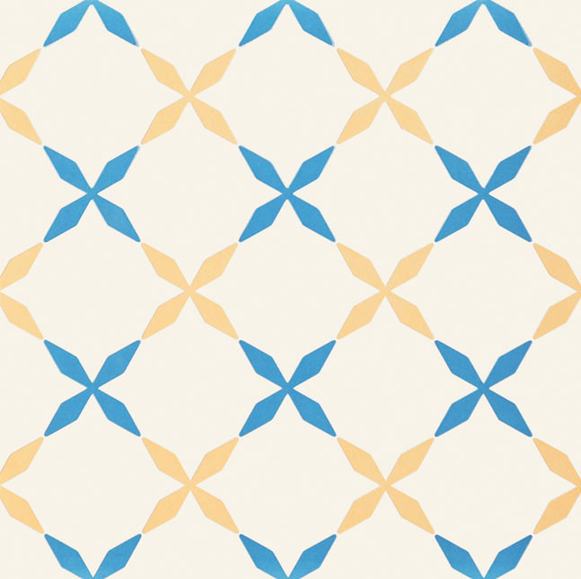 Tubadzin Patch White dekorcsempe 22,3 x 22,3