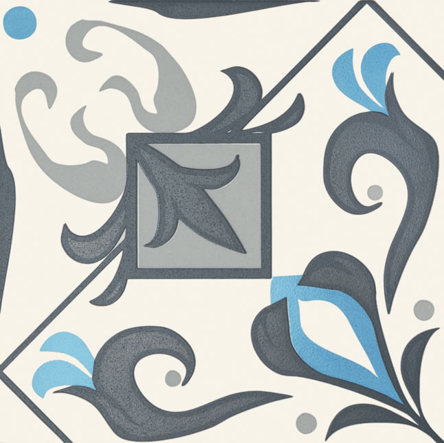 Tubadzin Patch White dekorcsempe 22,3 x 22,3