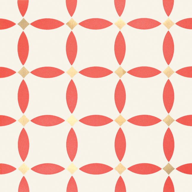 Tubadzin Patch White dekorcsempe 22,3 x 22,3