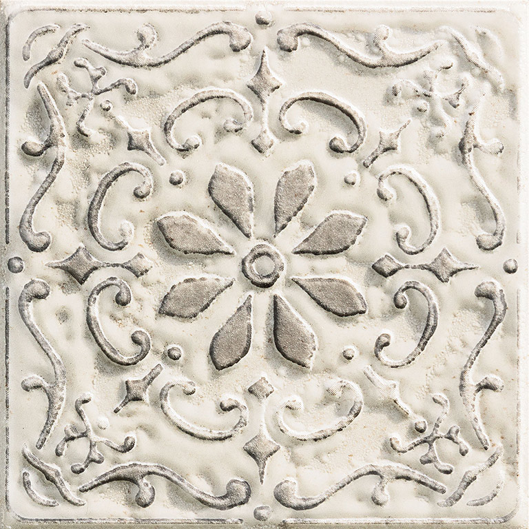 Tubadzin Tinta White dekorcsempe 14,8 x 14,8