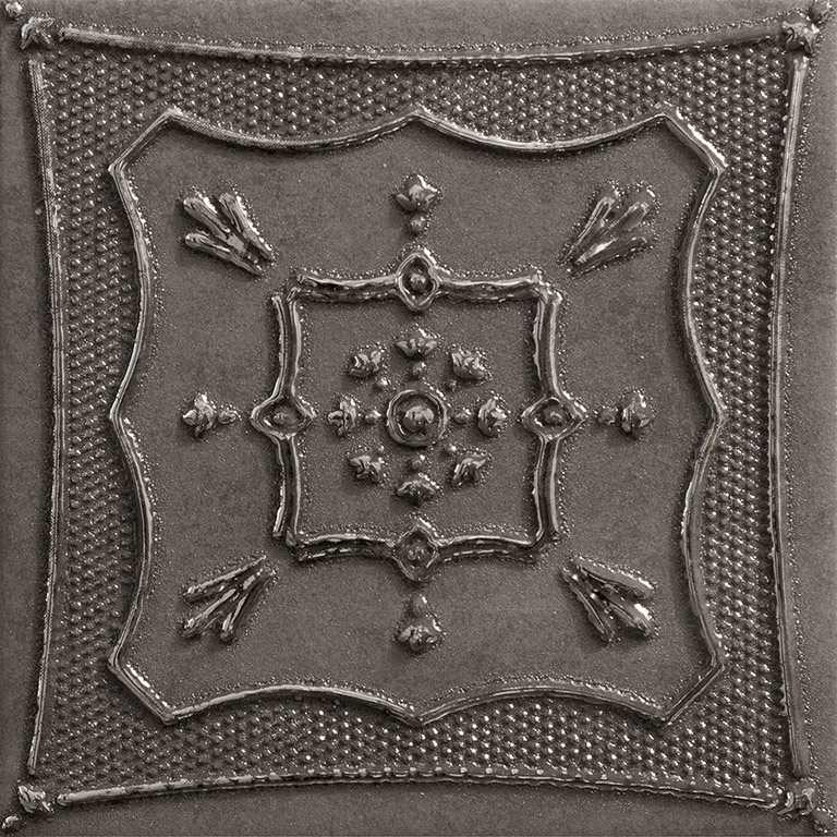 Tubadzin Tinta Platinum dekorcsempe 14,8 x 14,8