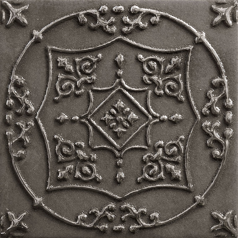 Tubadzin Tinta Platinum dekorcsempe 14,8 x 14,8