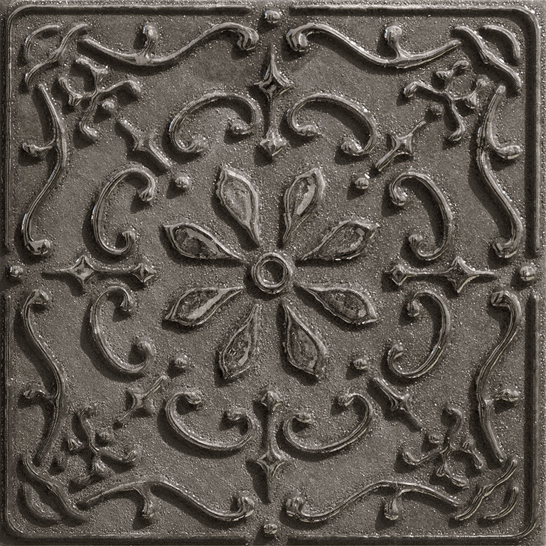 Tubadzin Tinta Platinum dekorcsempe 14,8 x 14,8