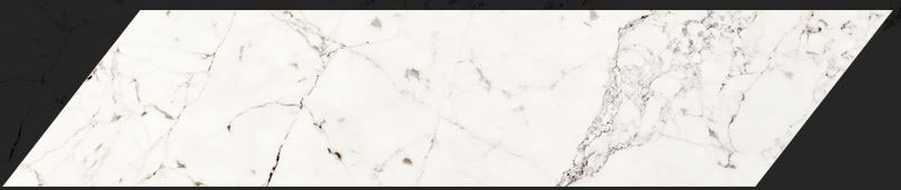 Tubadzin Sophisticated White Right dekorcsík 41,7 x 9,8 cm