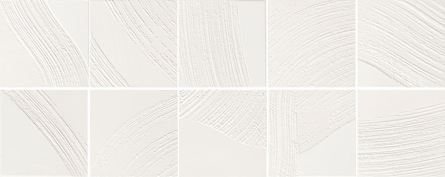 Tubadzin Brass White Mix dekorcsempe 14,8 x 14,8