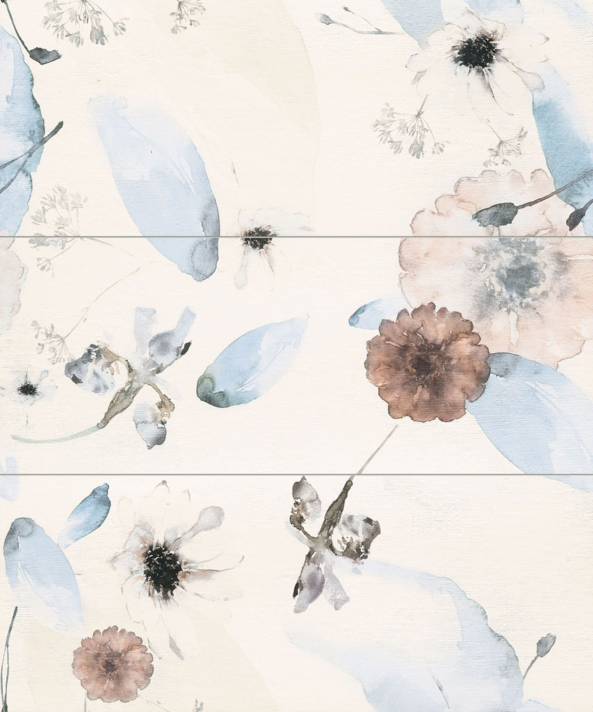 Tubadzin Mild Garden 3 Elementowy 1 dekorkép 74,8 x 89,4