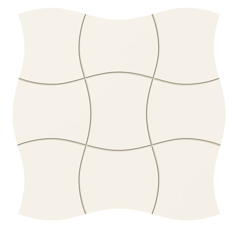 Tubadzin Royal Place White mozaik 29,3 x 29,3