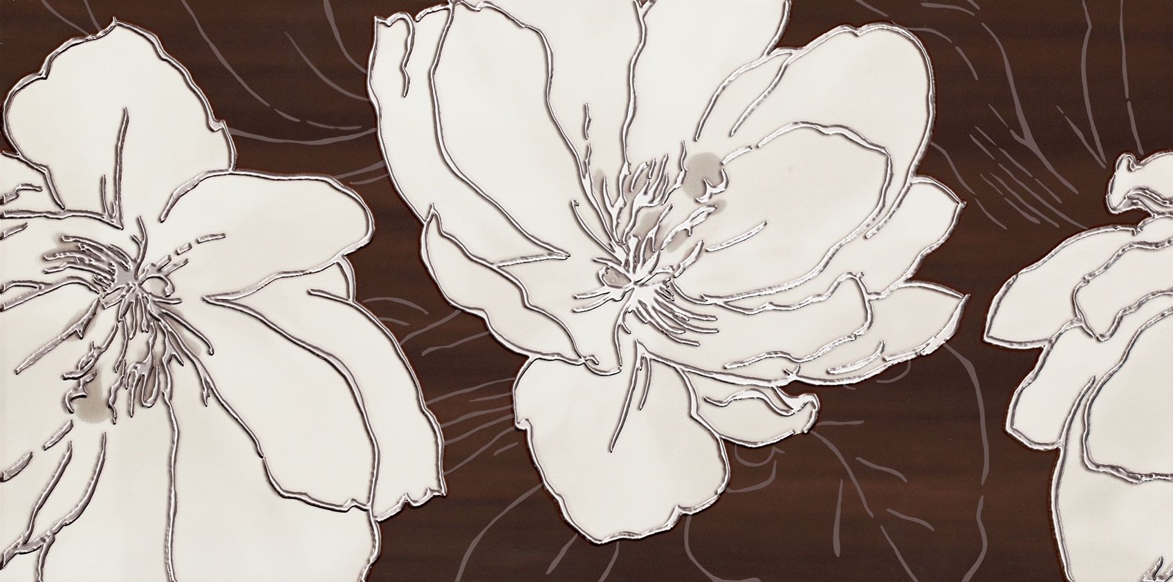 Tubadzin dekorcsempe Tubadzin Ashen 3 dekorcsempe